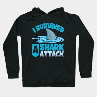 I survived a shark attack Hoodie